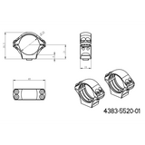 30mm scope rings | long Picatinny QD Ergo base