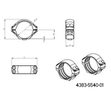 34mm scope rings | two-piece Picatinny QD base