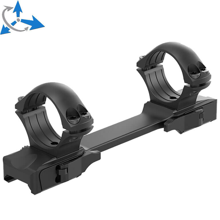 34mm scope rings | one-piece picatinny base with QD levers