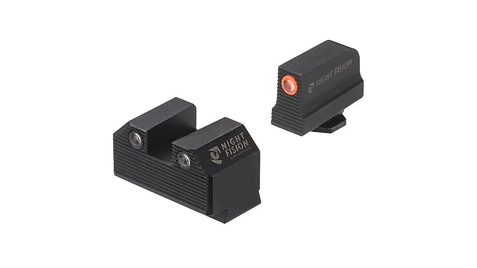 Glock 43X MOS night sights with tritium