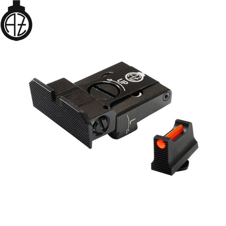 Walther PDP adjustable sights with fiber optics | type A