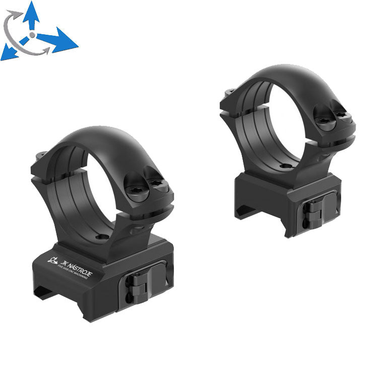 34mm scope rings | two-piece picatinny base with levers